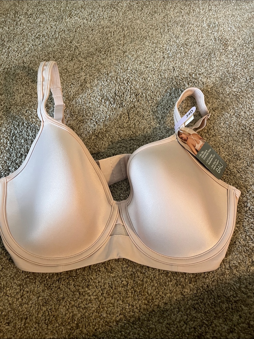Brand new with tags Bali Smooth Nude T-Shirt Bra - Light Beige
